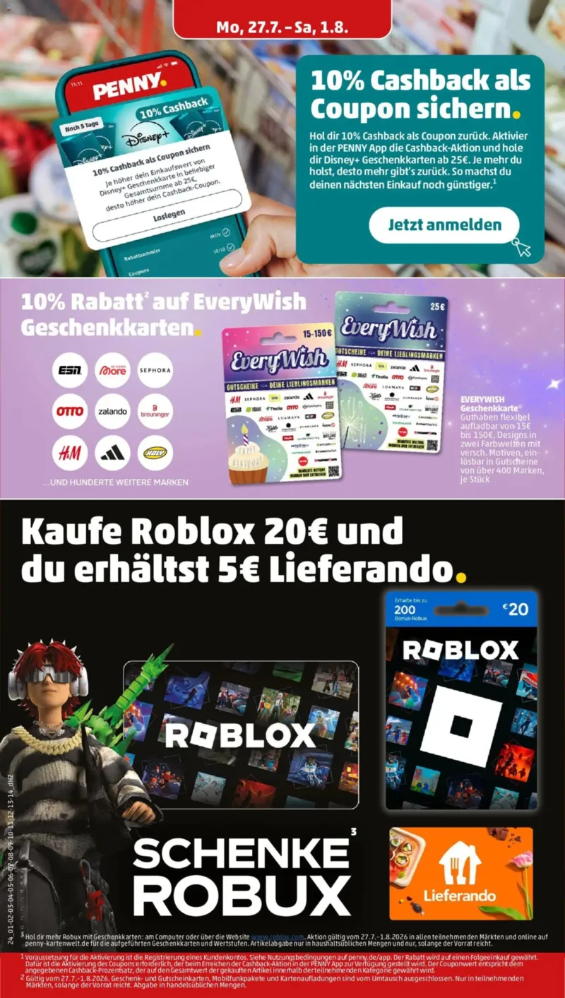 Penny Markt Prospekt vom 27.07.2026, Seite 28