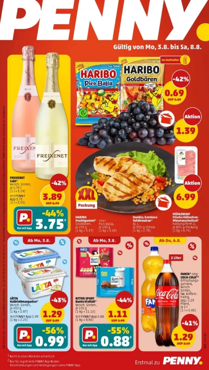 Penny Markt Prospekt vom 03.08.2026, Seite 1