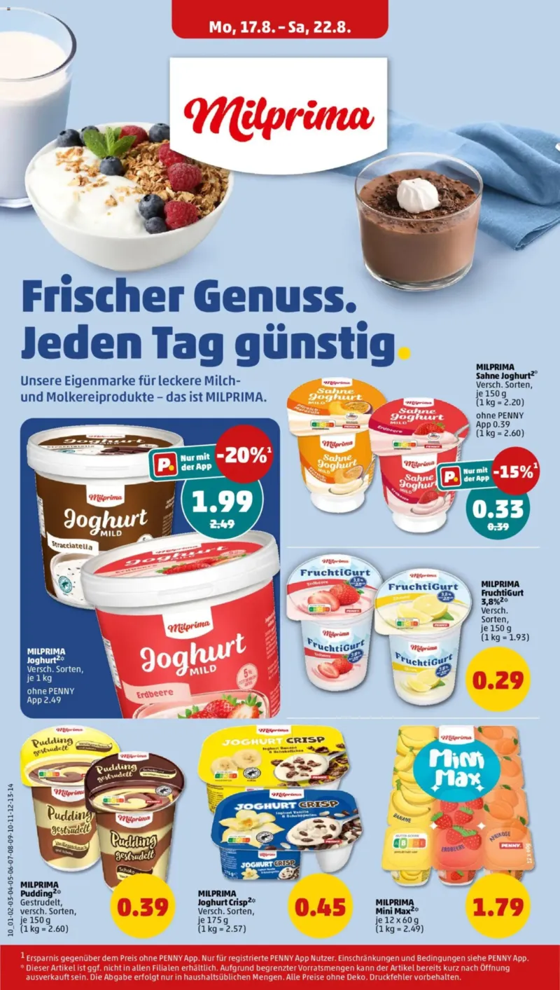 Penny Markt Prospekt vom 17.08.2026, Seite 16