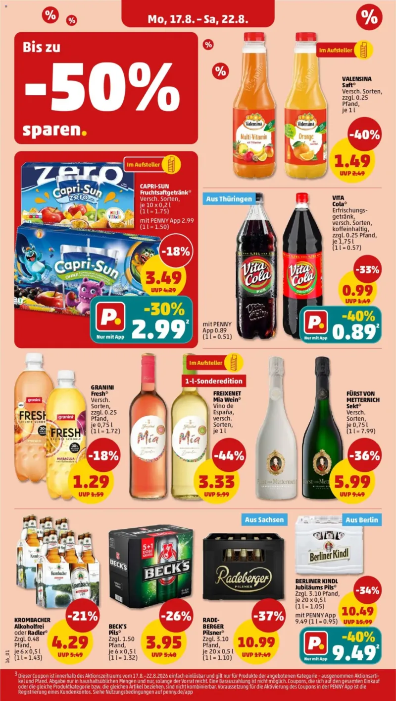 Penny Markt Prospekt vom 17.08.2026, Seite 22