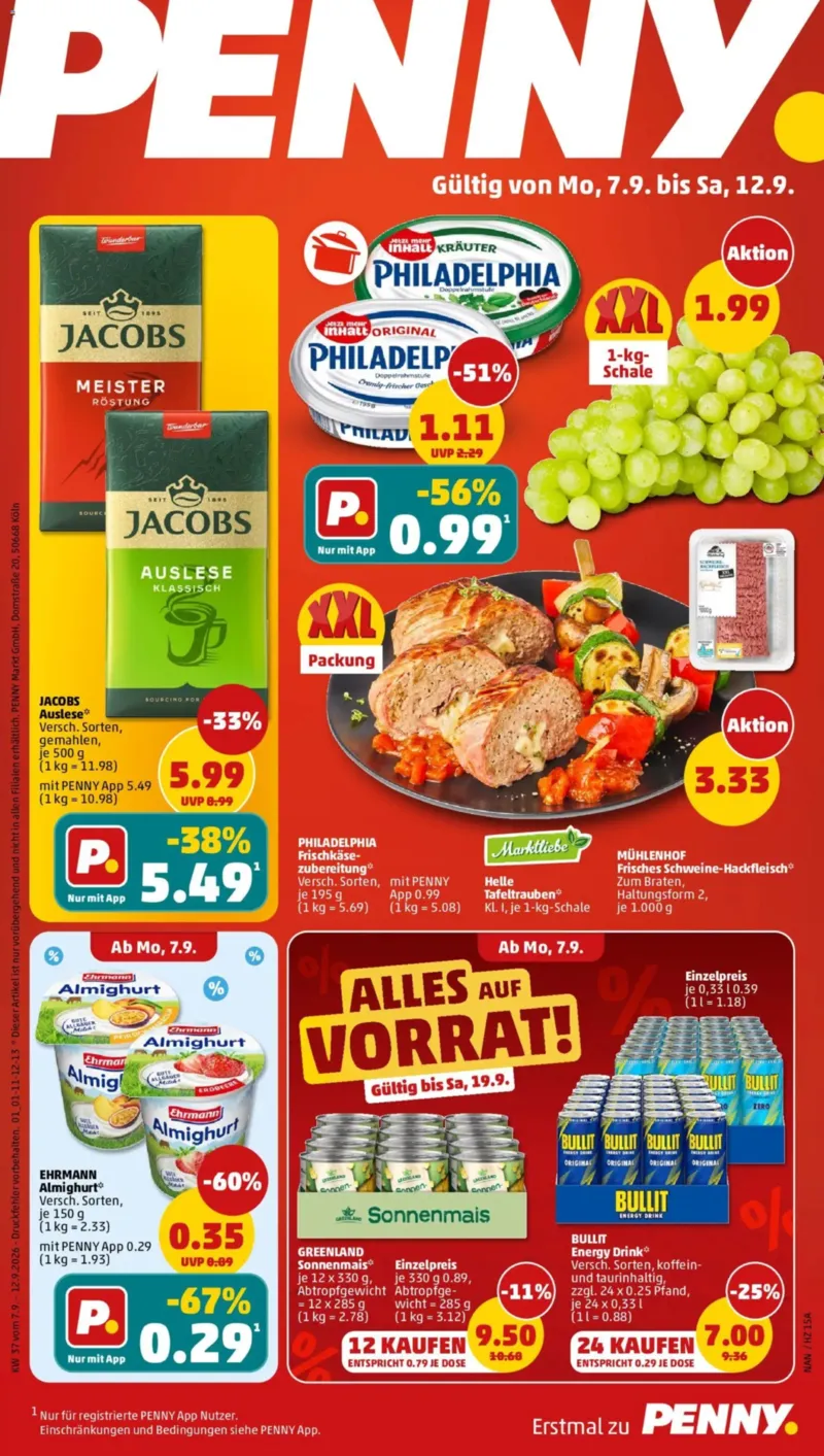 Penny Markt Prospekt vom 07.09.2026, Seite 1