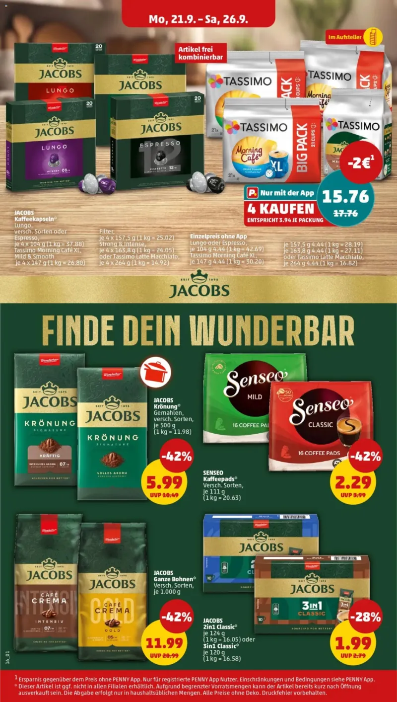 Penny Markt Prospekt vom 21.09.2026, Seite 22