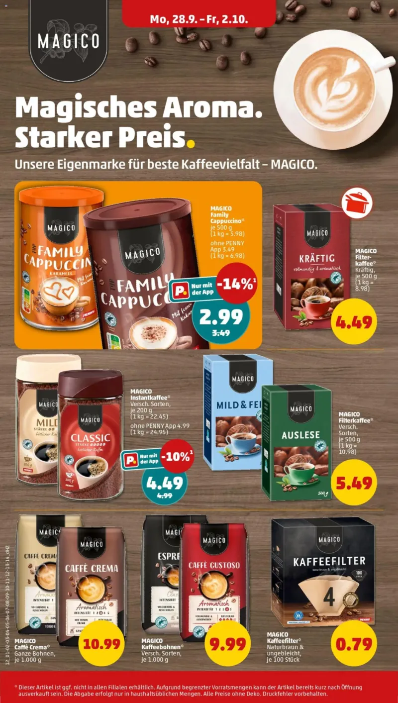 Penny Markt Prospekt vom 28.09.2026, Seite 14