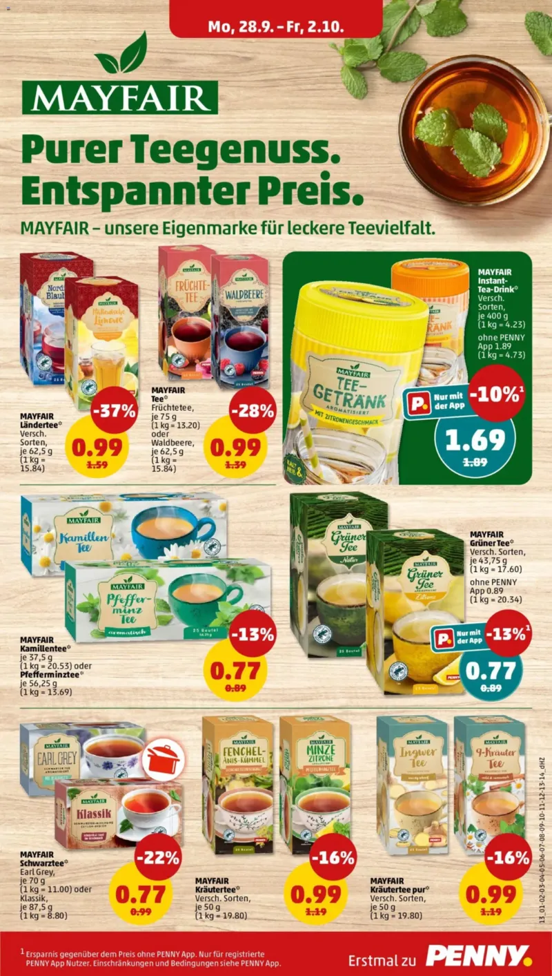 Penny Markt Prospekt vom 28.09.2026, Seite 15