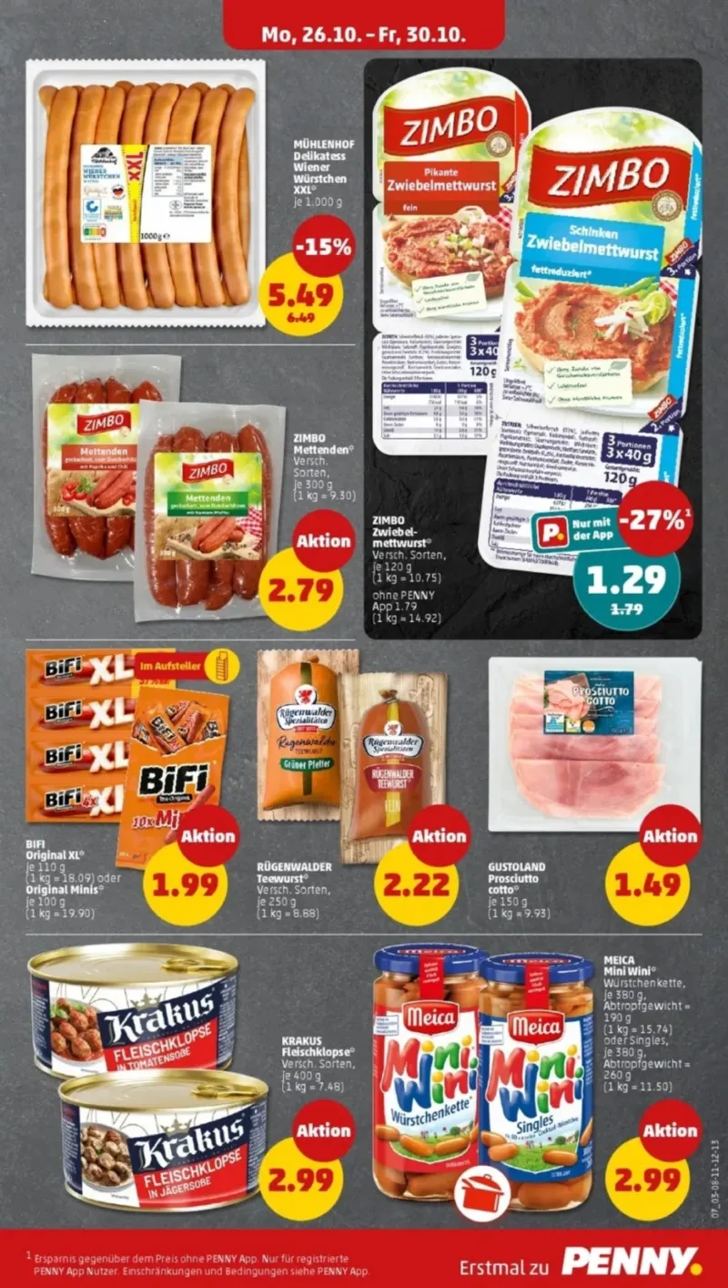 Penny Markt Prospekt vom 26.10.2026, Seite 9