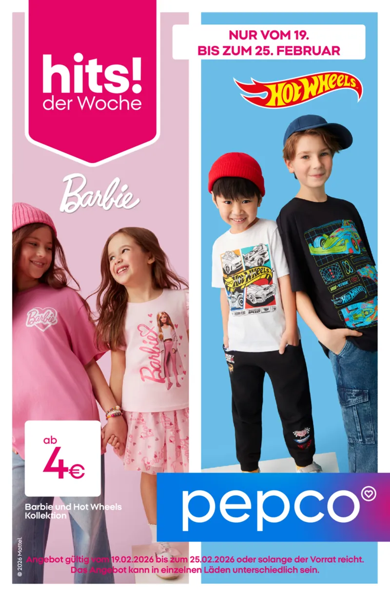 Pepco Prospekt vom 19.02.2026, Seite 1