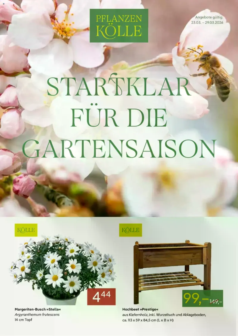 Pflanzen Kölle Prospekt vom 23.03.2026, Seite 1