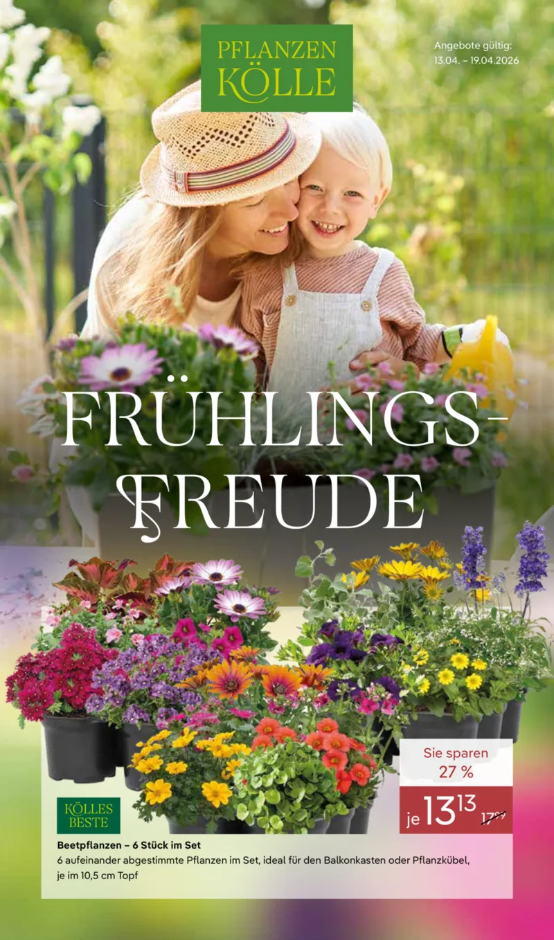 Pflanzen Kölle Prospekt vom 13.04.2026, Seite 1