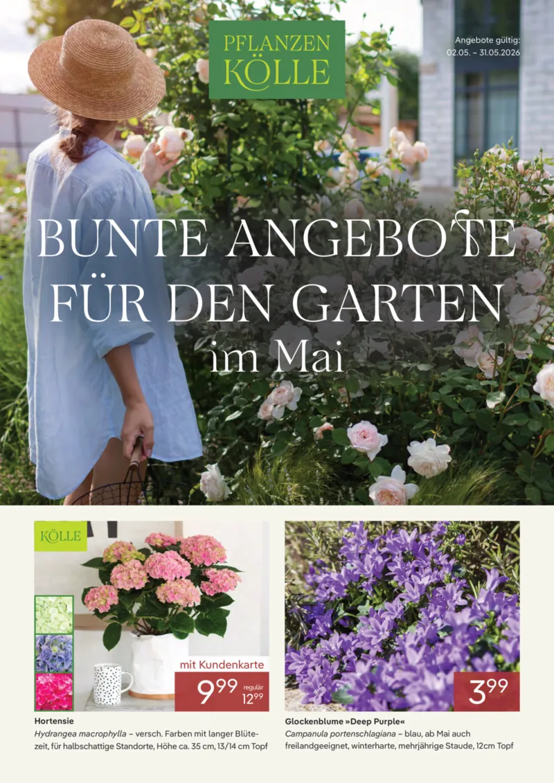 Pflanzen Kölle Prospekt vom 02.05.2026, Seite 1