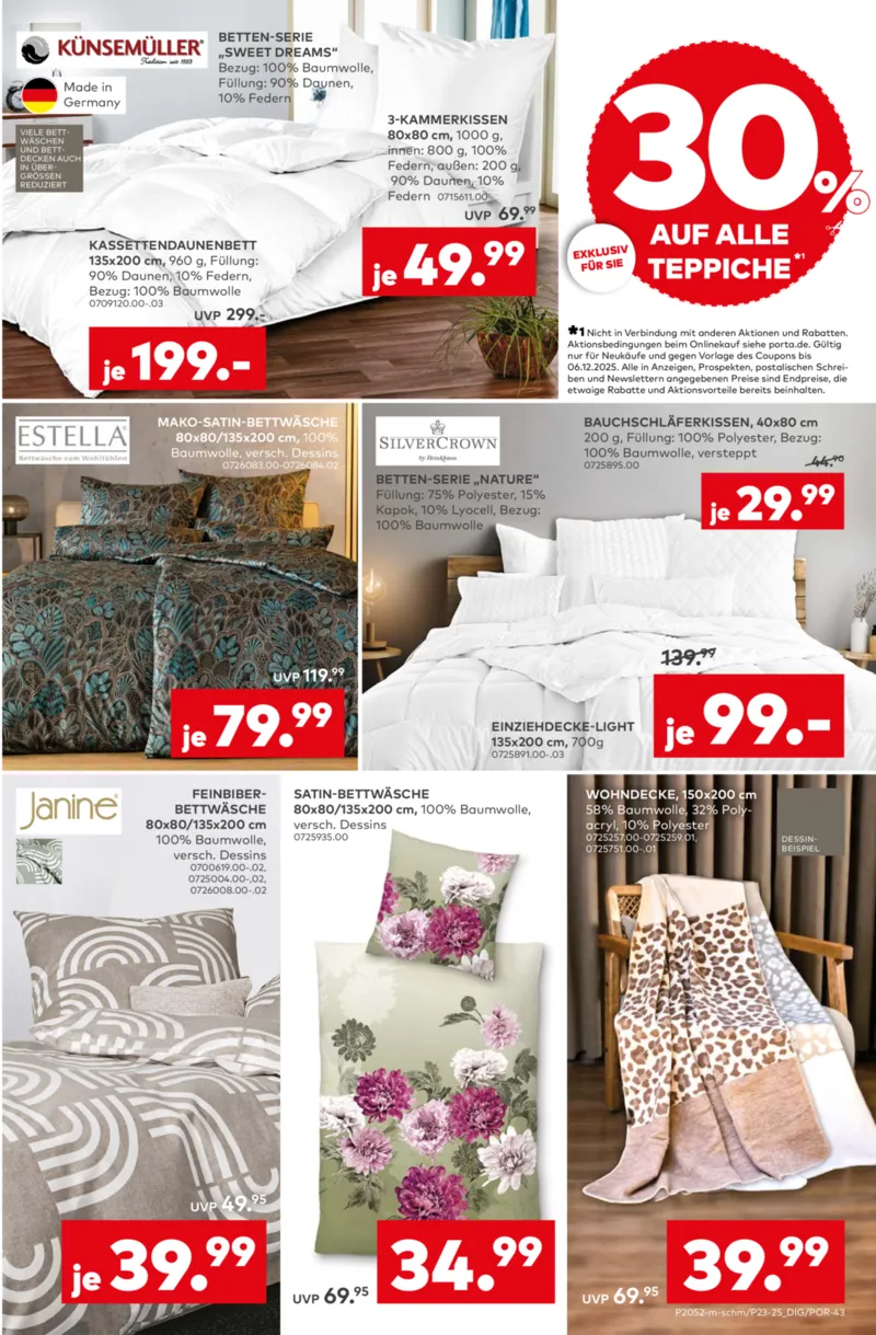 porta Möbel Prospekt vom 01.12.2025, Seite 15