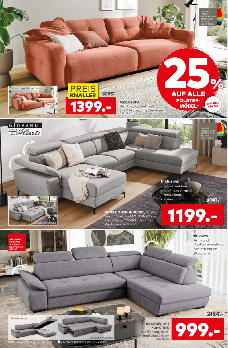 porta Möbel Prospekt vom 01.12.2025, Seite 6