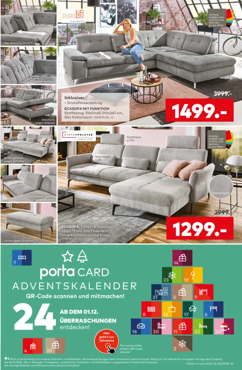 porta Möbel Prospekt vom 01.12.2025, Seite 7
