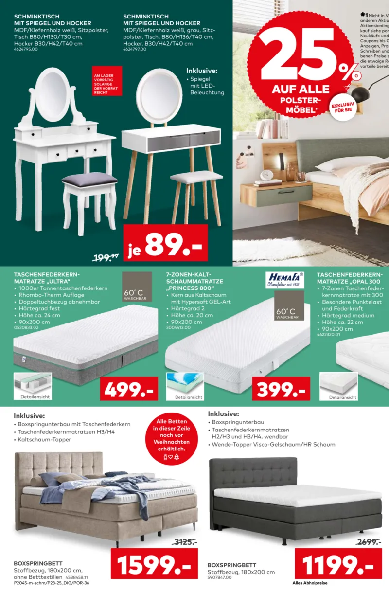 porta Möbel Prospekt vom 01.12.2025, Seite 8