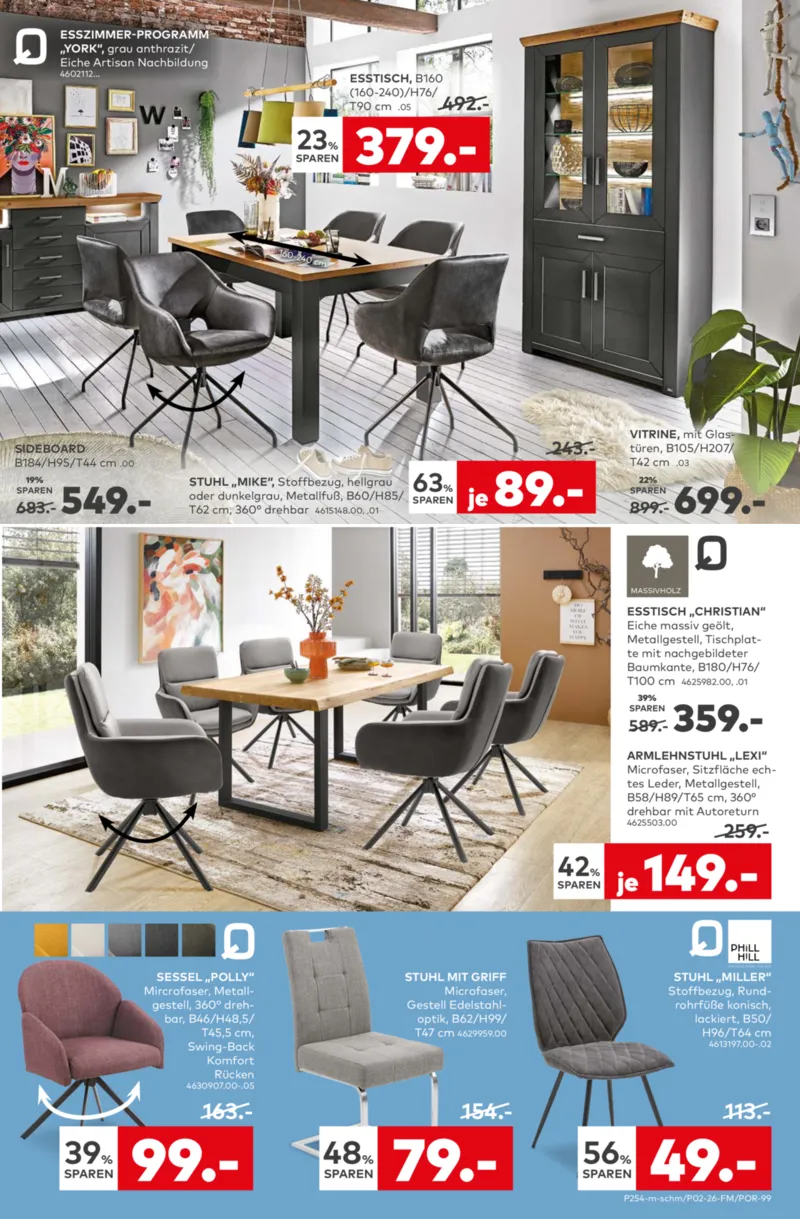 porta Möbel Prospekt vom 05.01.2026, Seite 15