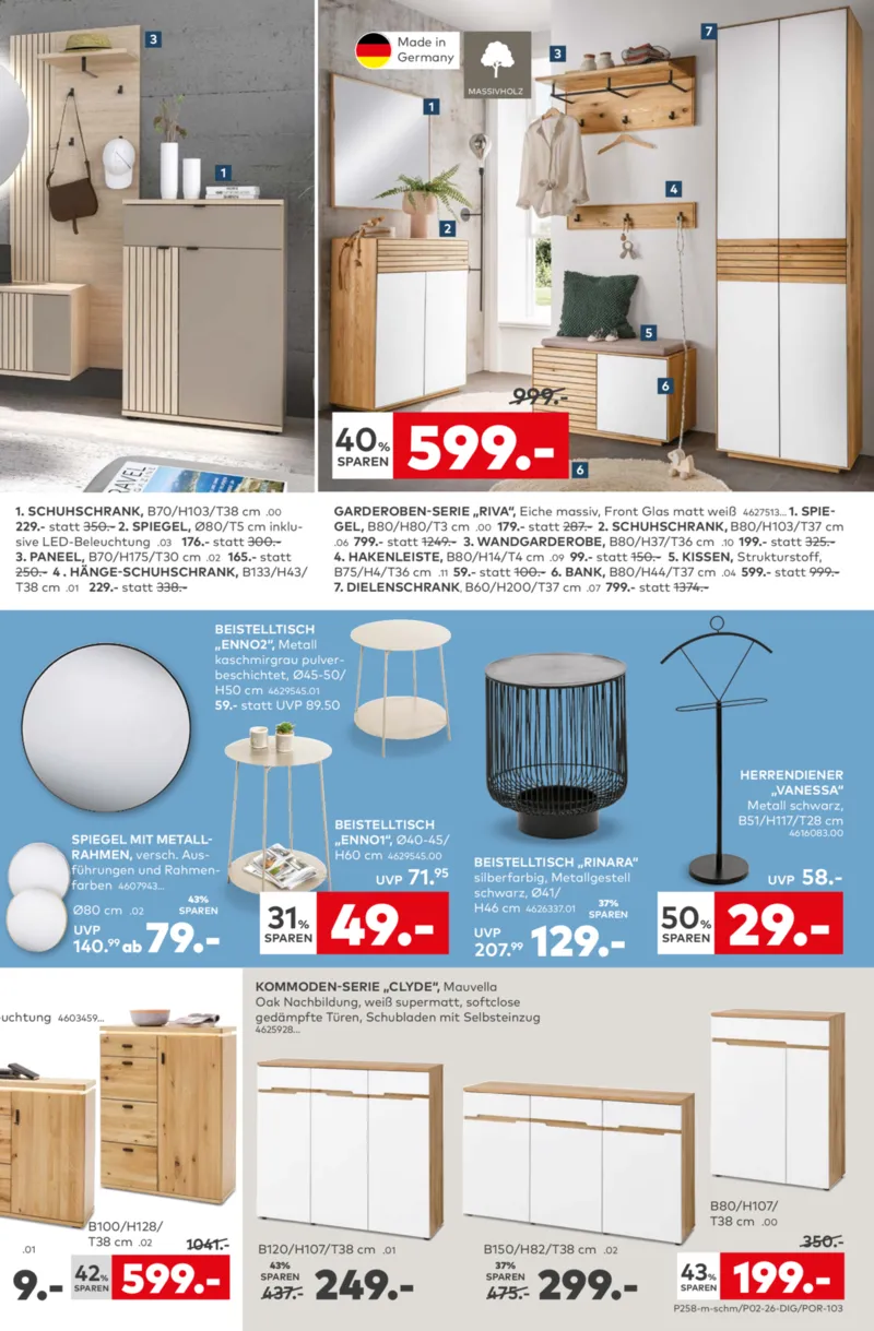 porta Möbel Prospekt vom 05.01.2026, Seite 19