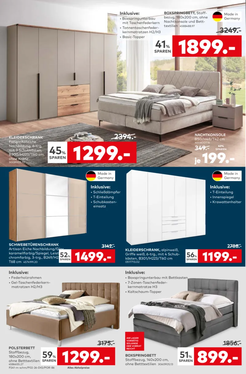 porta Möbel Prospekt vom 05.01.2026, Seite 2