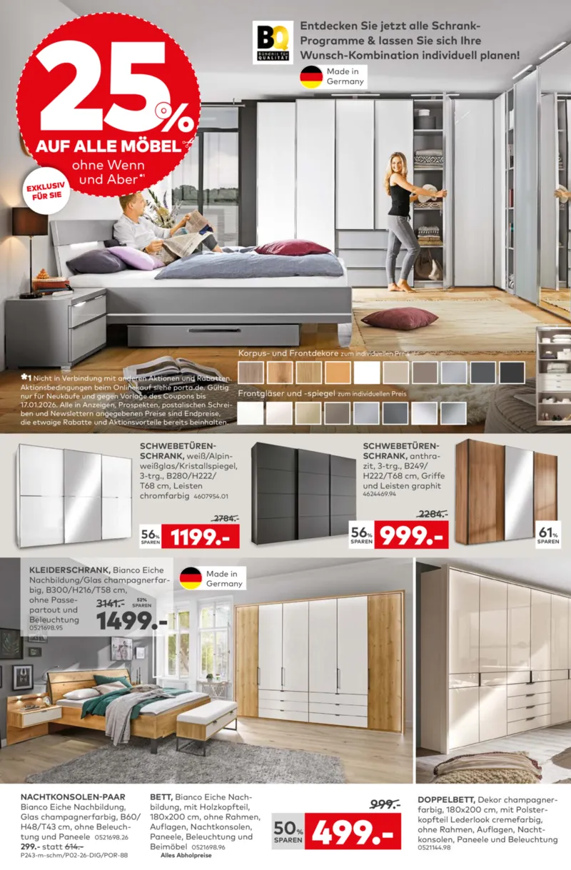 porta Möbel Prospekt vom 05.01.2026, Seite 4