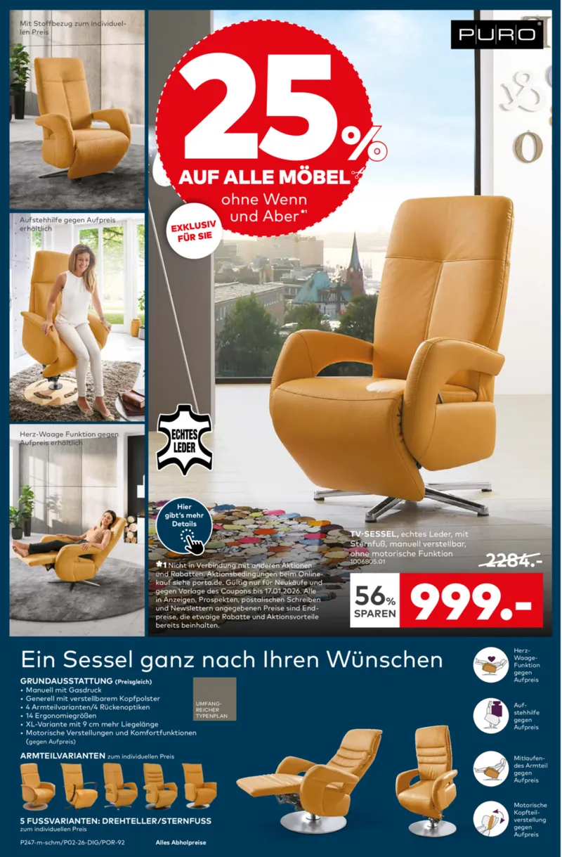 porta Möbel Prospekt vom 05.01.2026, Seite 8
