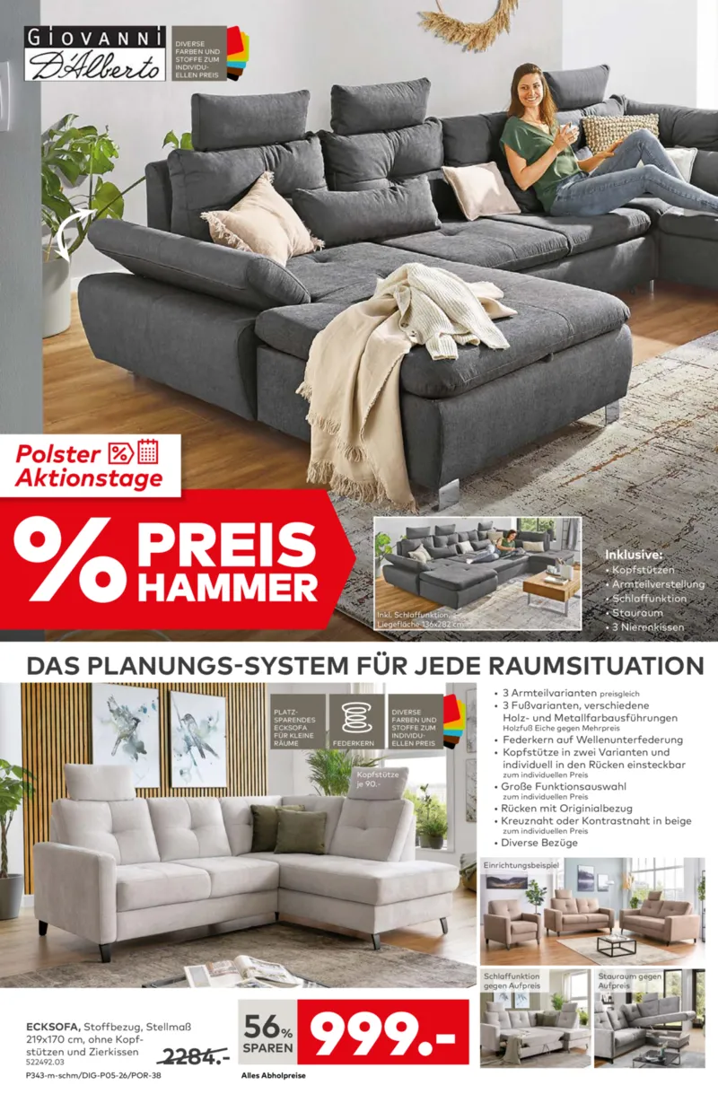 porta Möbel Prospekt vom 26.01.2026, Seite 4