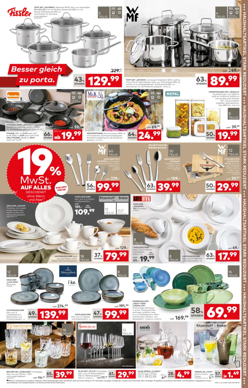 porta Möbel Prospekt vom 02.02.2026, Seite 1