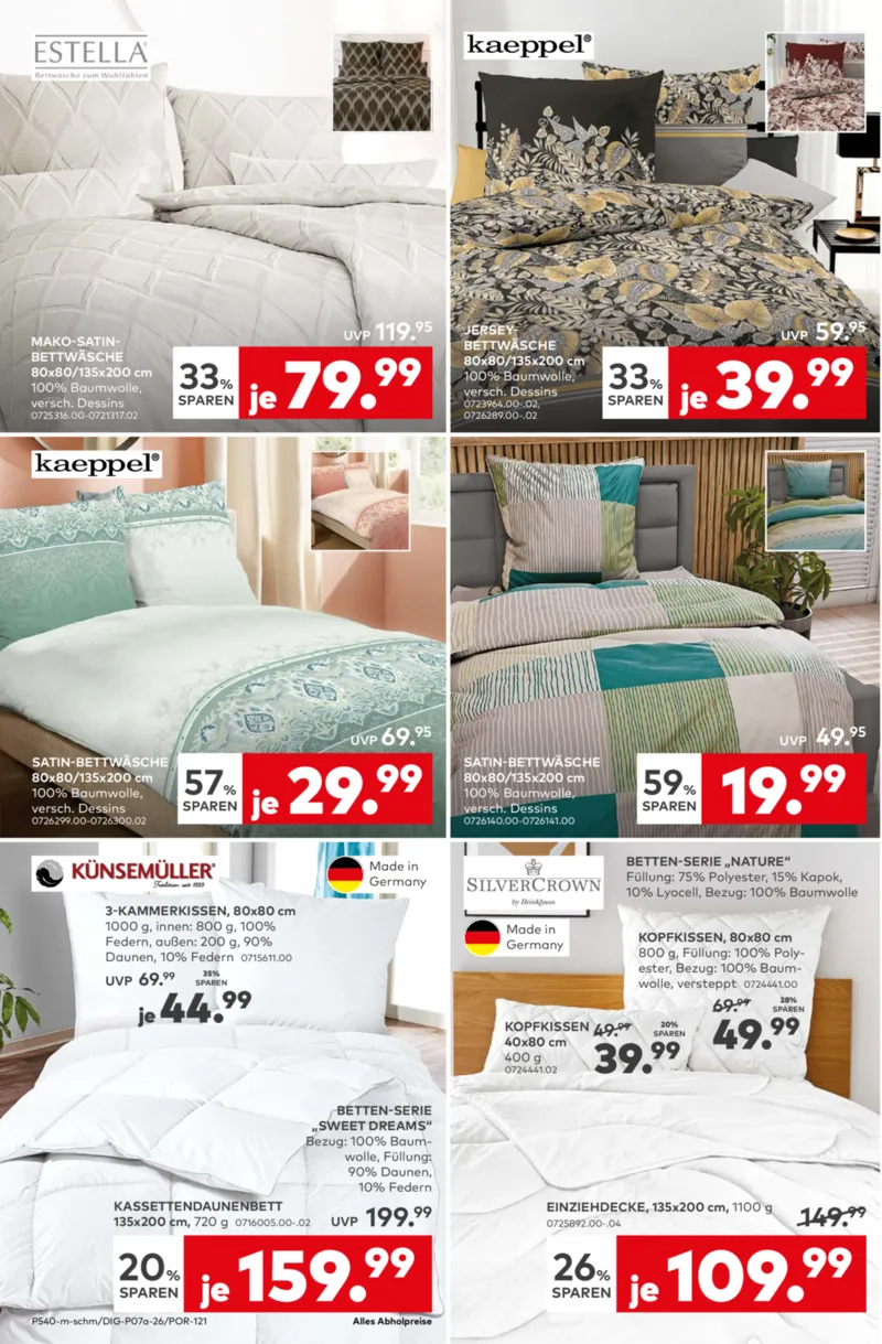 porta Möbel Prospekt vom 09.02.2026, Seite 6