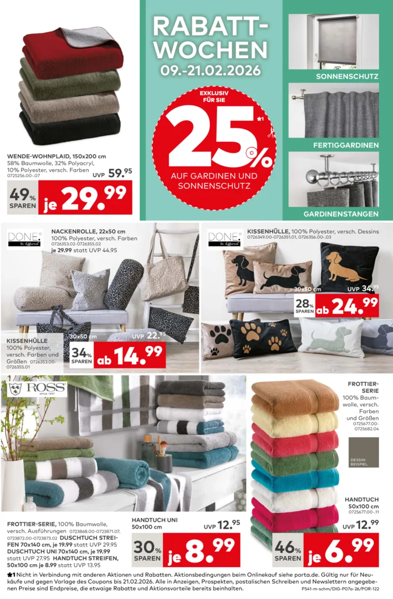 porta Möbel Prospekt vom 09.02.2026, Seite 7