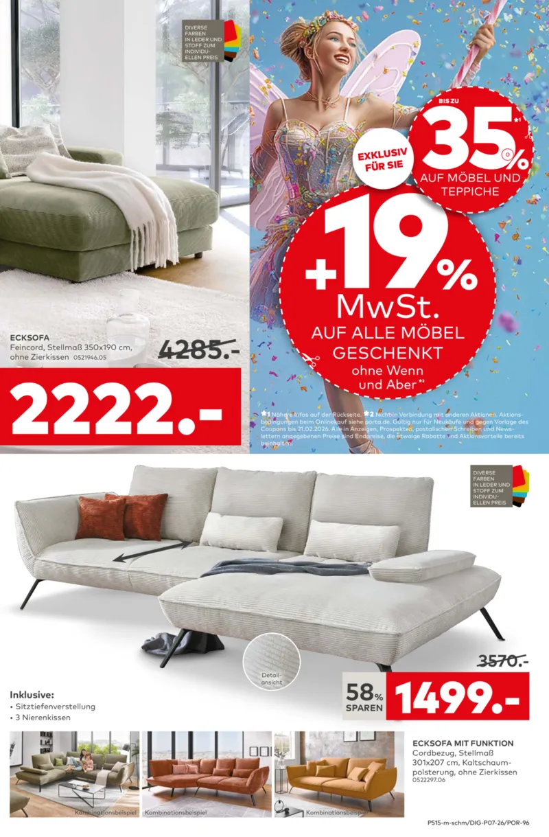 porta Möbel Prospekt vom 09.02.2026, Seite 5