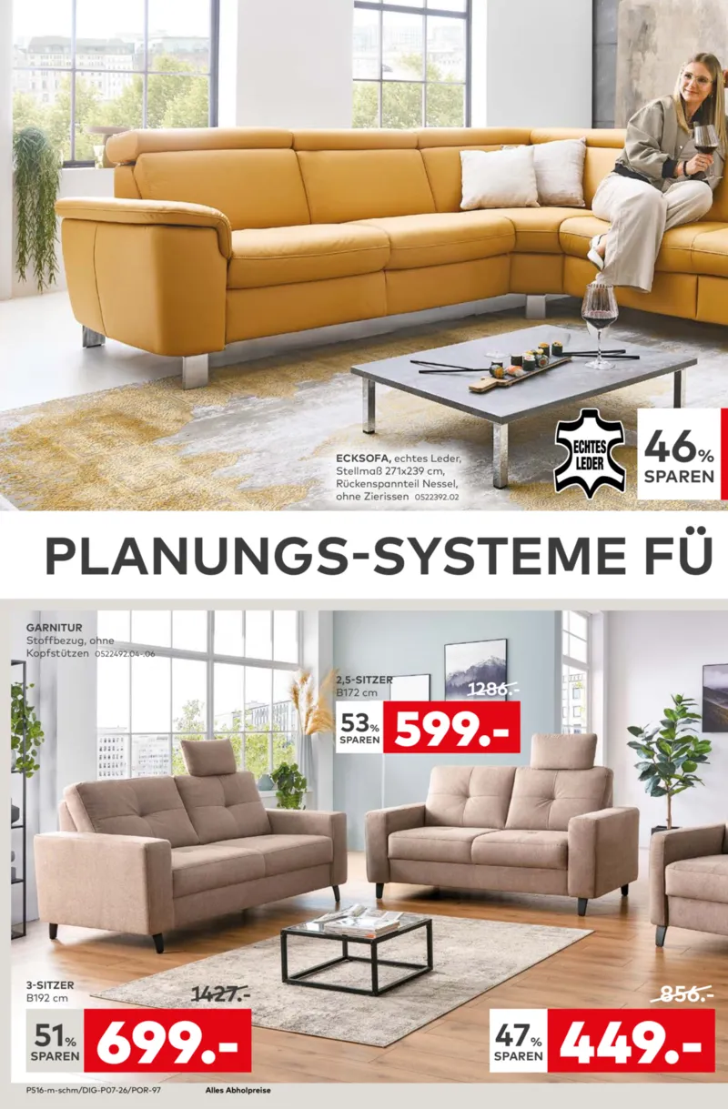 porta Möbel Prospekt vom 09.02.2026, Seite 6