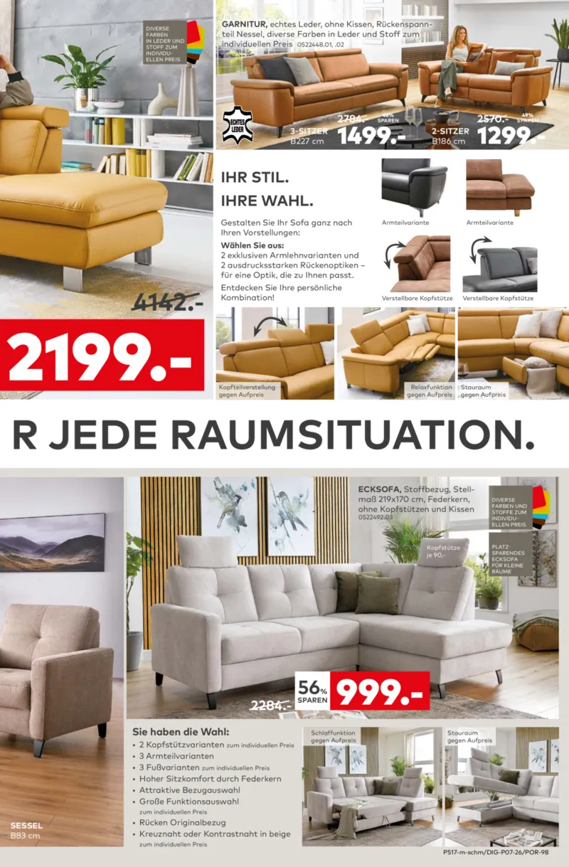 porta Möbel Prospekt vom 09.02.2026, Seite 7