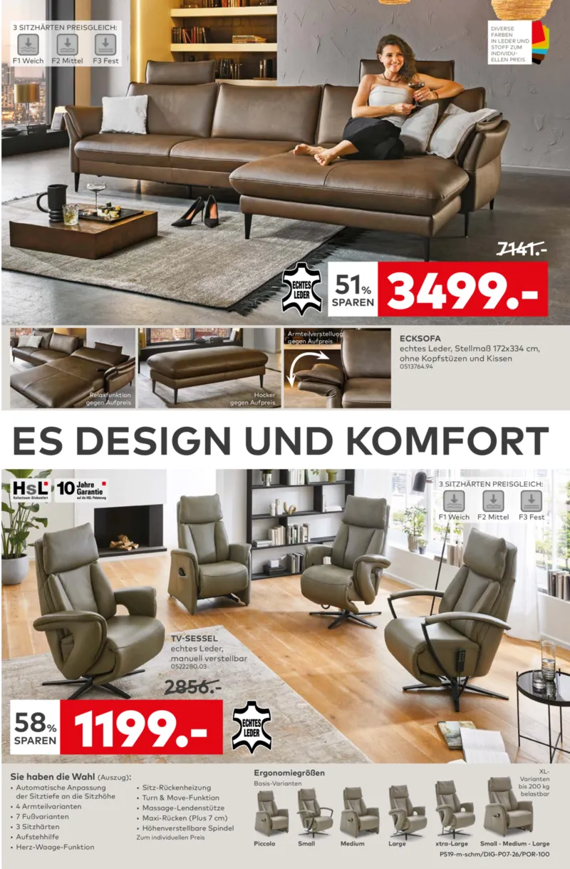 porta Möbel Prospekt vom 09.02.2026, Seite 9