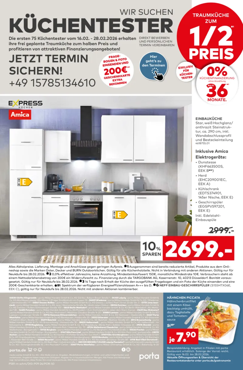 porta Möbel Prospekt vom 16.02.2026, Seite 12