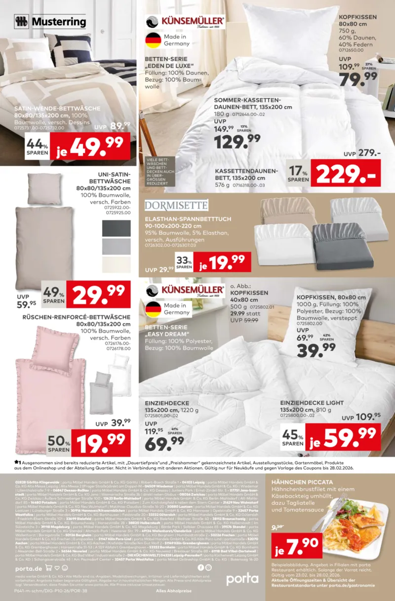 porta Möbel Prospekt vom 23.02.2026, Seite 12