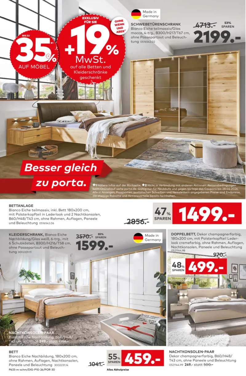 porta Möbel Prospekt vom 23.02.2026, Seite 4