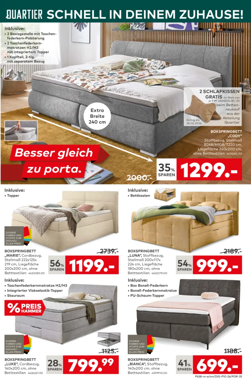 porta Möbel Prospekt vom 23.02.2026, Seite 9