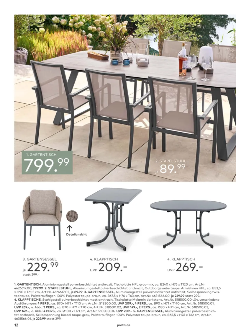 porta Möbel Prospekt vom 01.03.2026, Seite 12