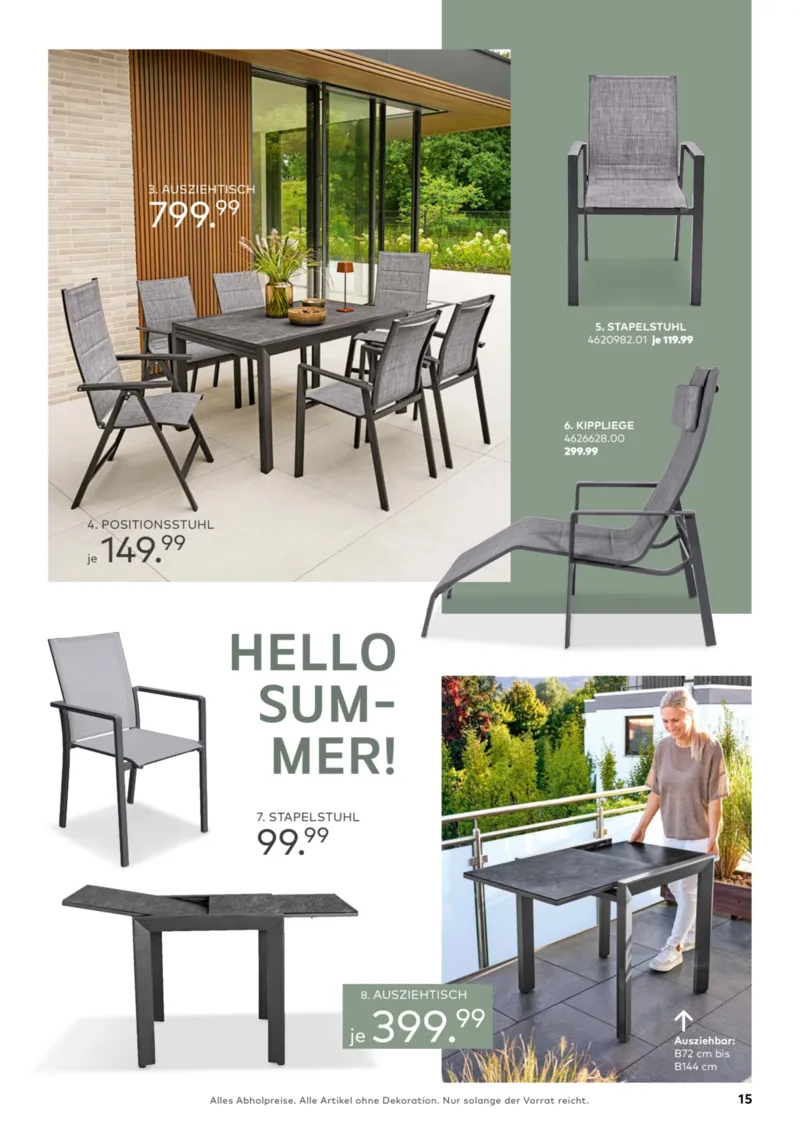 porta Möbel Prospekt vom 01.03.2026, Seite 15