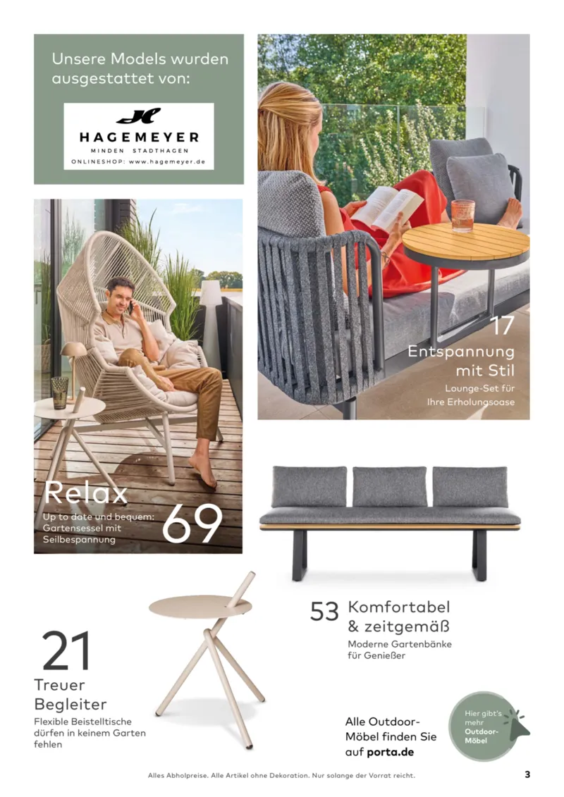 porta Möbel Prospekt vom 01.03.2026, Seite 3