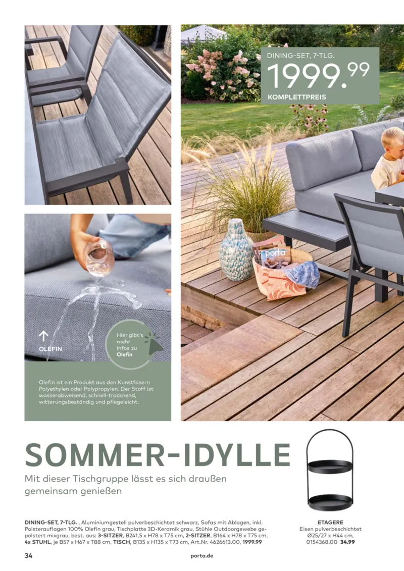 porta Möbel Prospekt vom 01.03.2026, Seite 34
