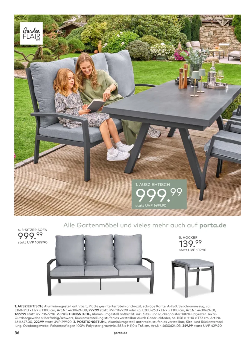 porta Möbel Prospekt vom 01.03.2026, Seite 36
