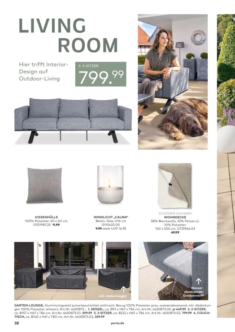 porta Möbel Prospekt vom 01.03.2026, Seite 38