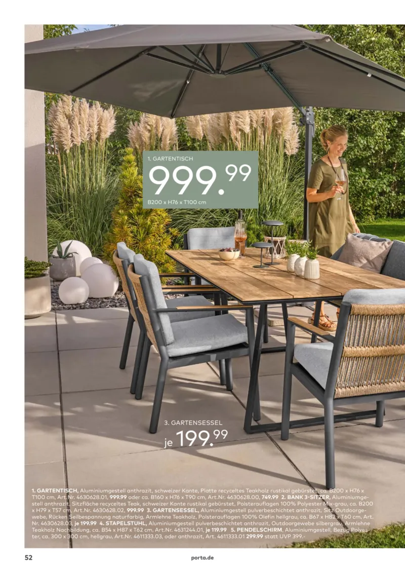 porta Möbel Prospekt vom 01.03.2026, Seite 52