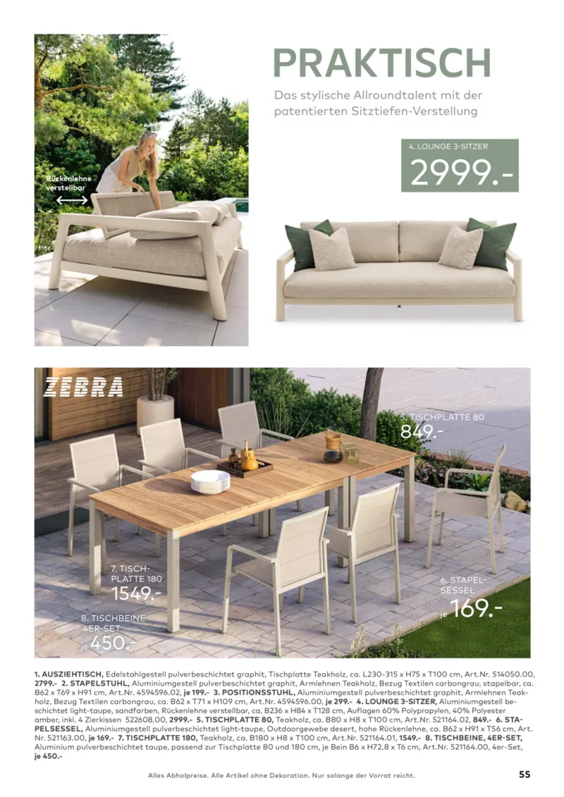 porta Möbel Prospekt vom 01.03.2026, Seite 55