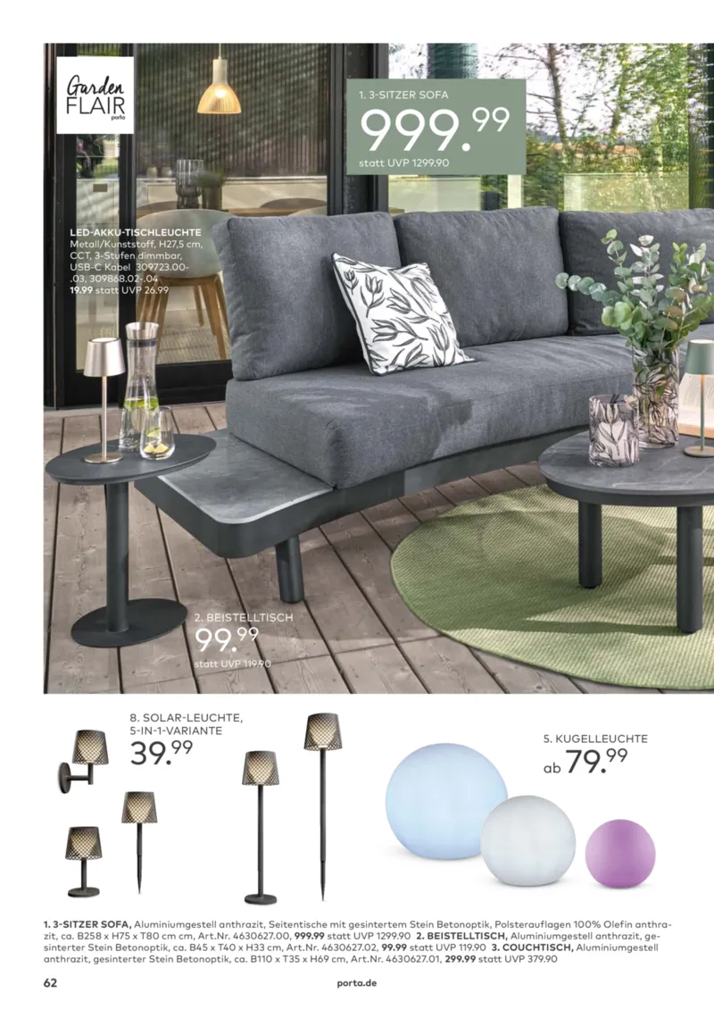 porta Möbel Prospekt vom 01.03.2026, Seite 62