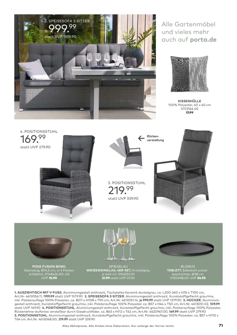 porta Möbel Prospekt vom 01.03.2026, Seite 71