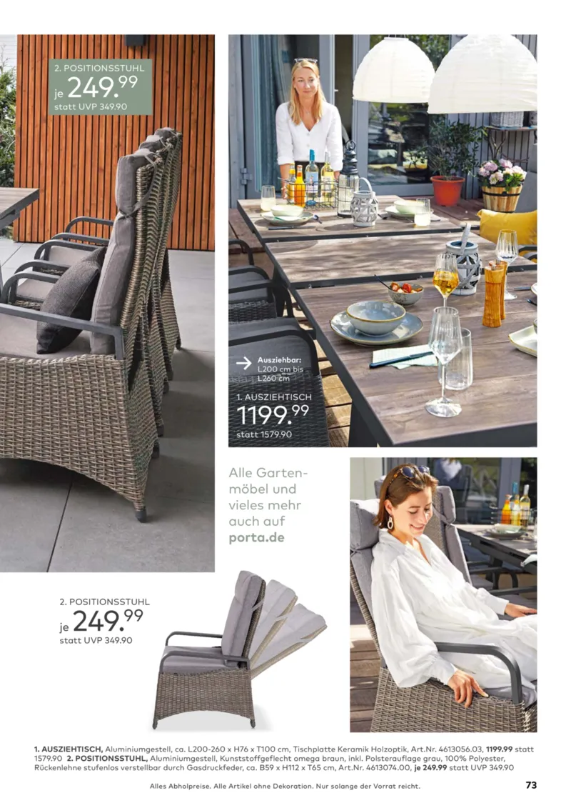 porta Möbel Prospekt vom 01.03.2026, Seite 73