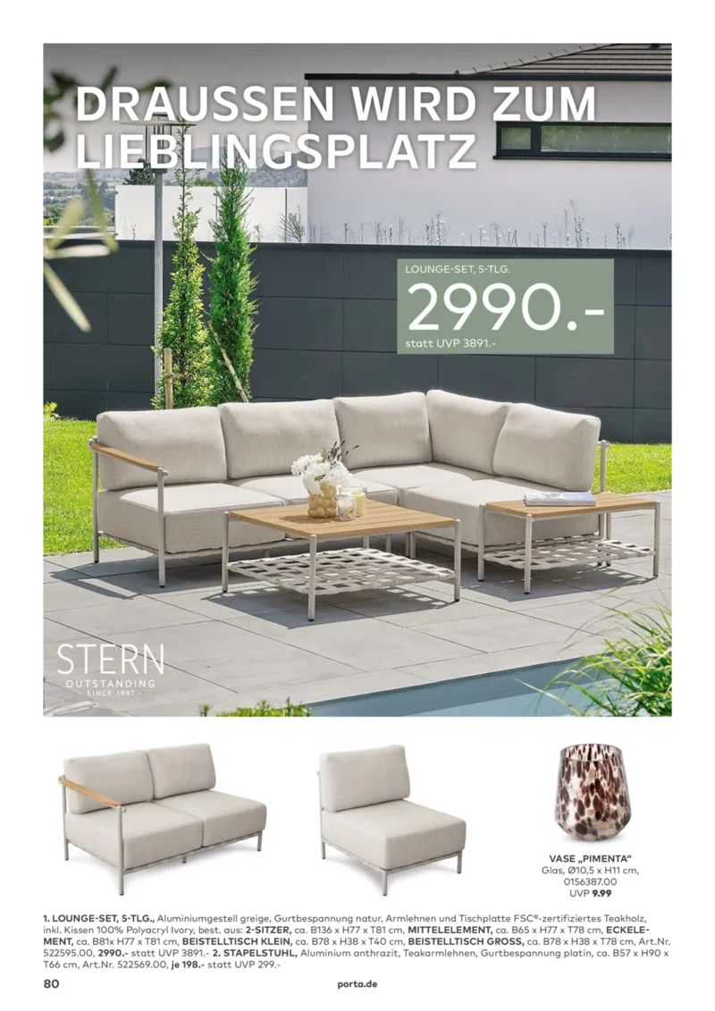 porta Möbel Prospekt vom 01.03.2026, Seite 80