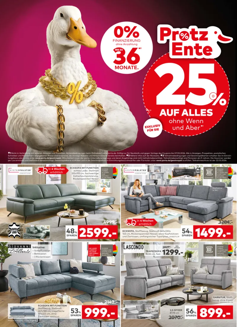 porta Möbel Prospekt vom 02.03.2026, Seite 2