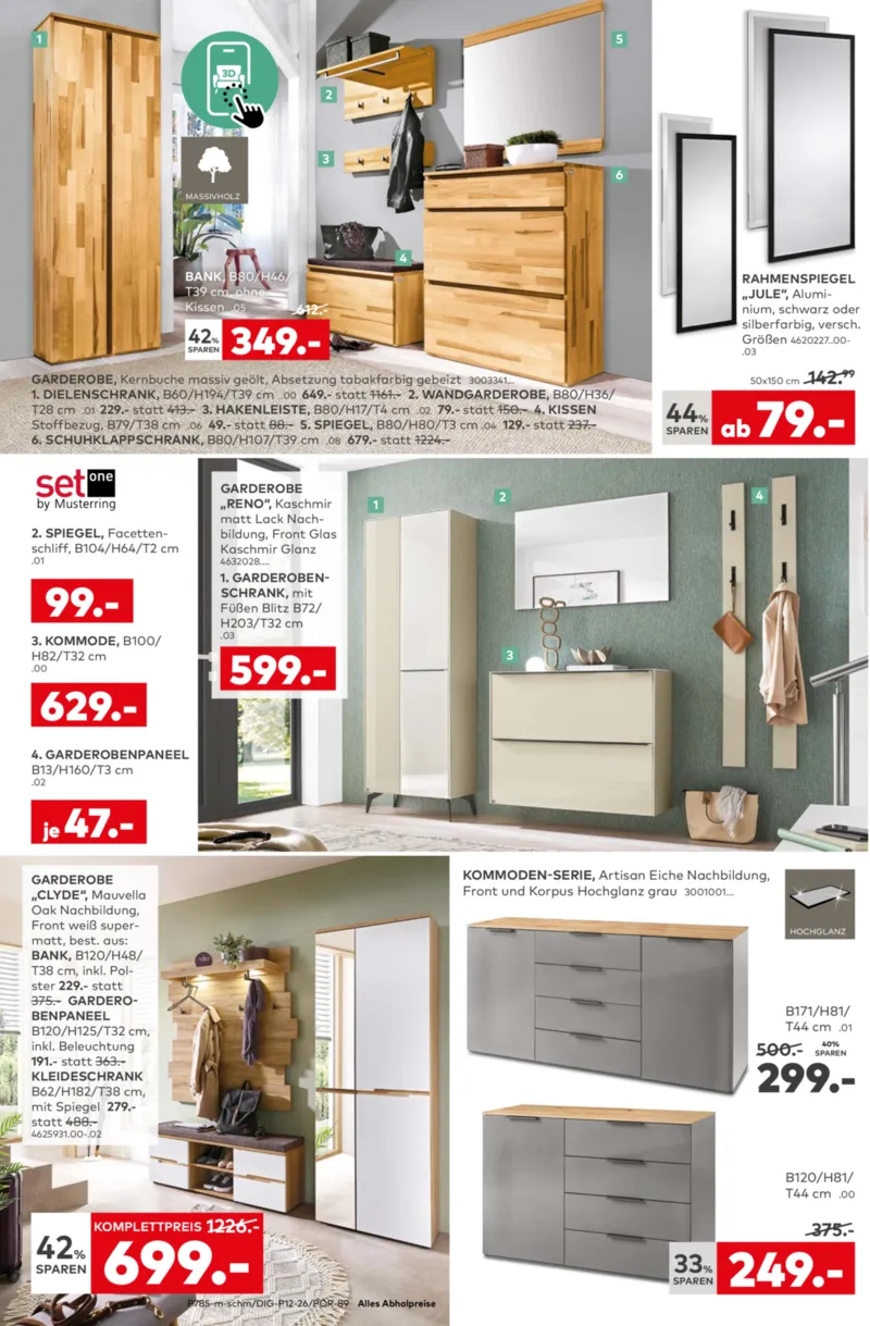 porta Möbel Prospekt vom 09.03.2026, Seite 14