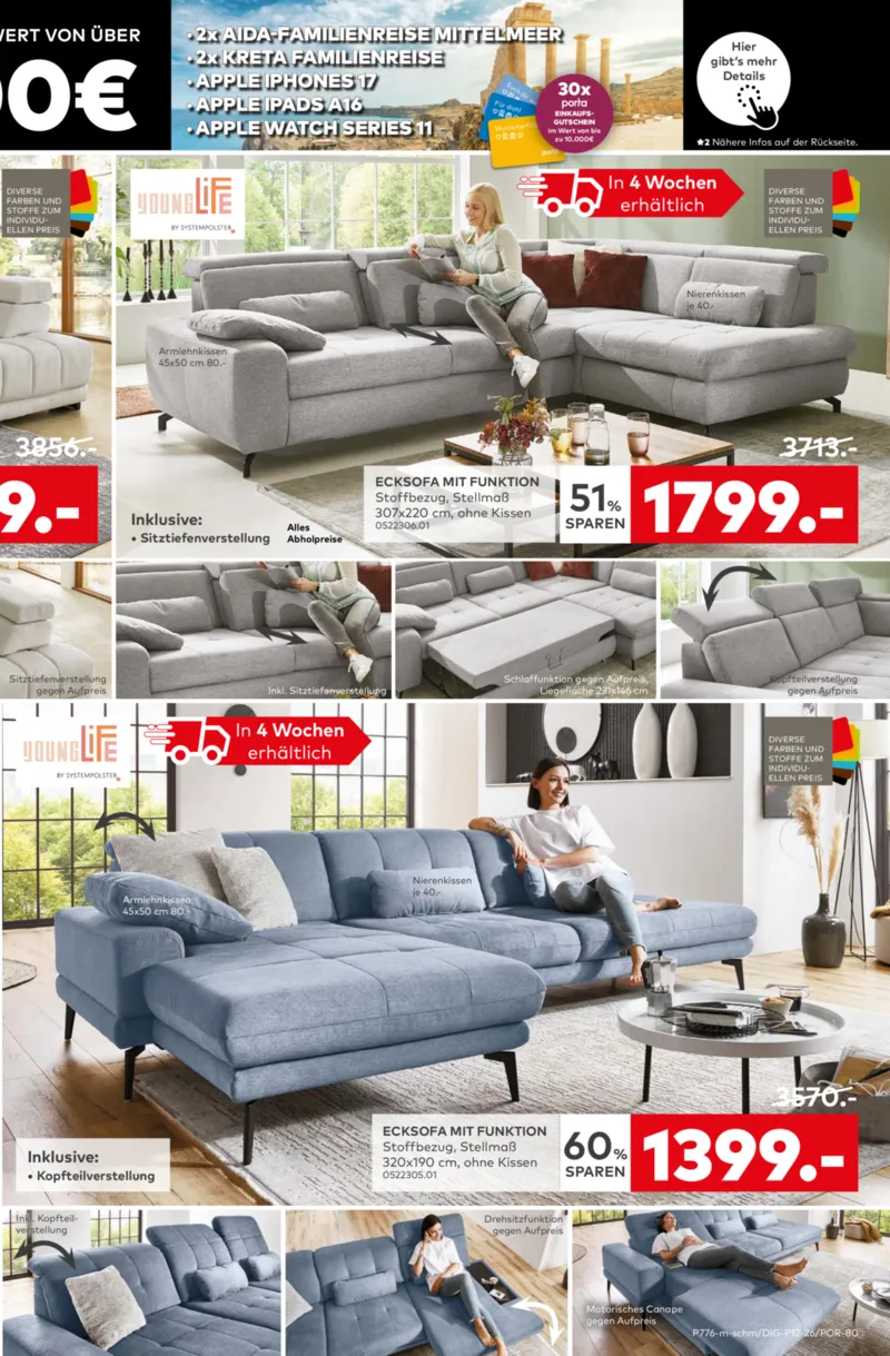 porta Möbel Prospekt vom 09.03.2026, Seite 5