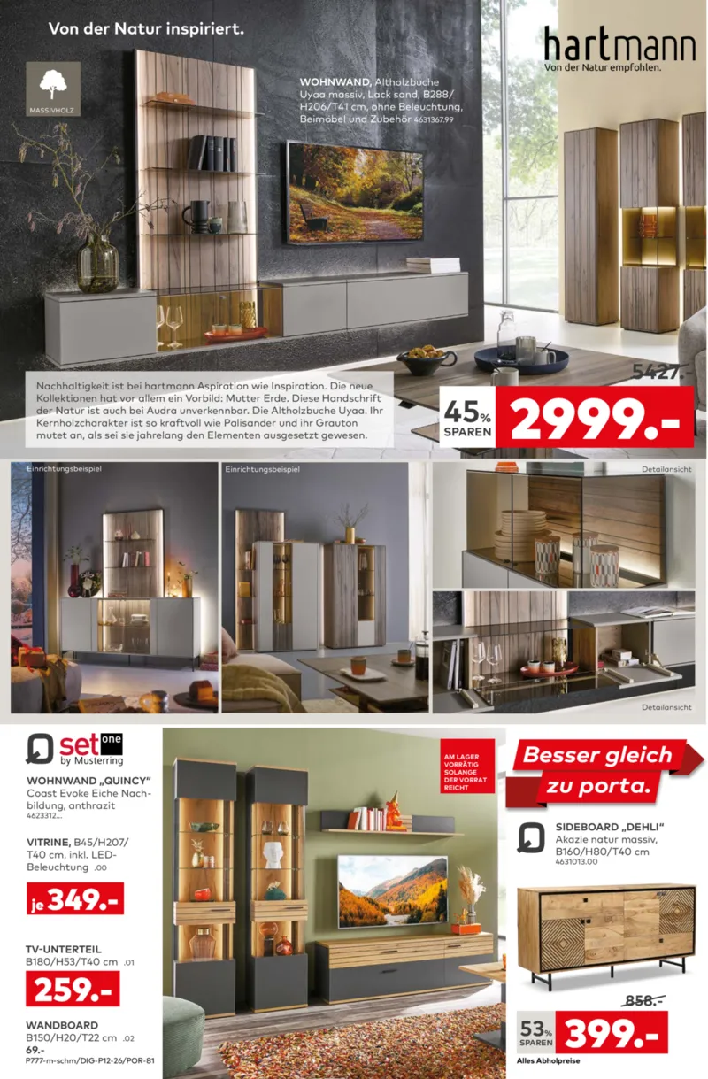 porta Möbel Prospekt vom 09.03.2026, Seite 6